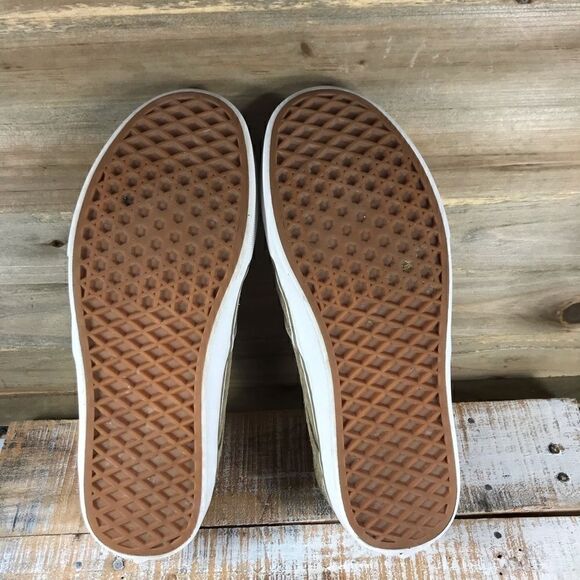 Vans Tan Suede Slip On Sneakers - Picture 7 of 8